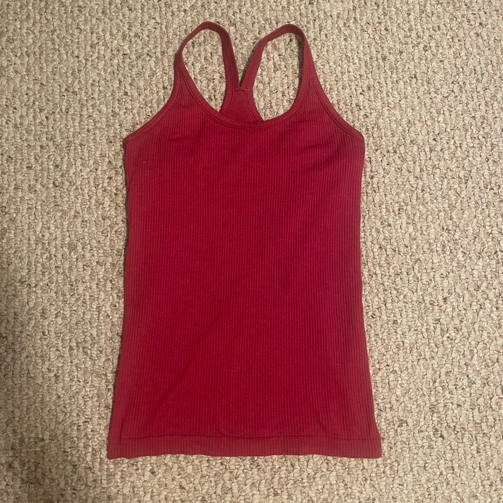 red lulu tank sz 4